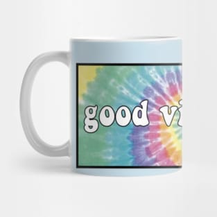 Good Vibes Only Tye Dye Mug